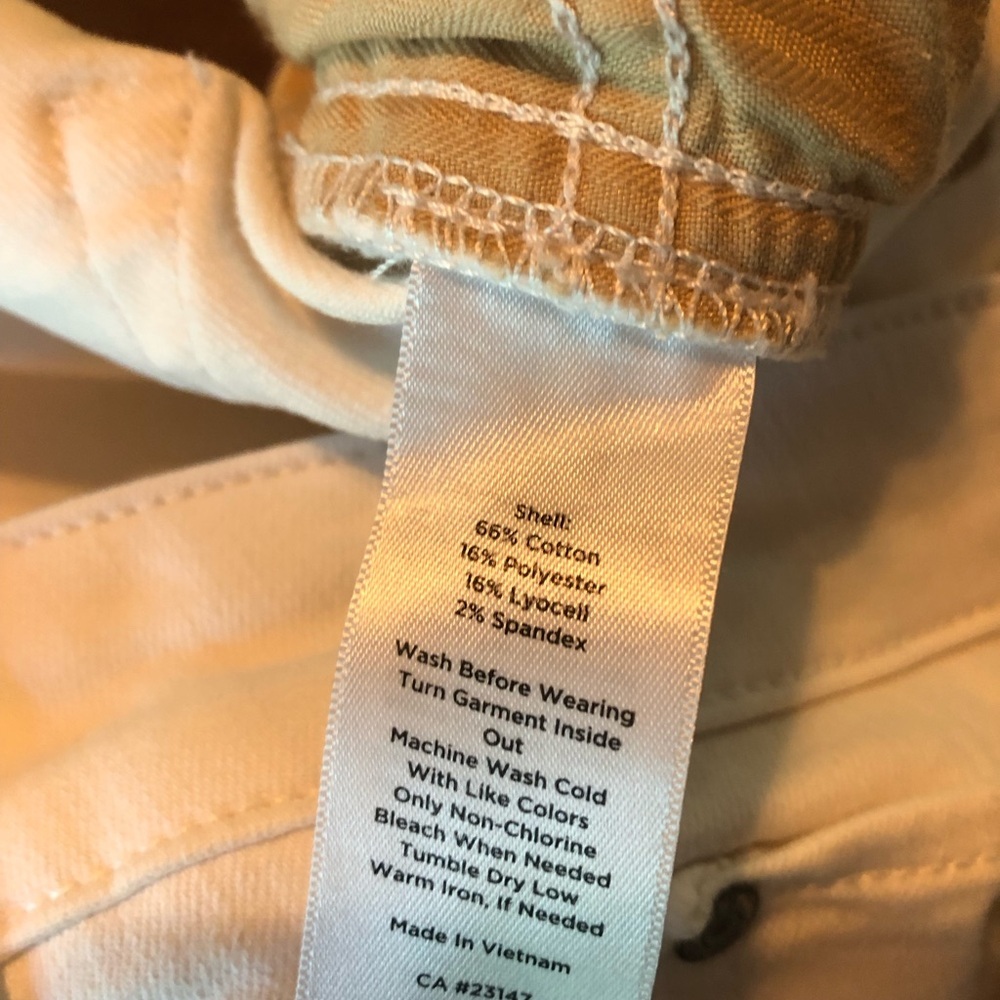 Talbots White Jeans Straight Leg  Classic Denim Design - Picture 11 of 12